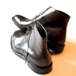 Burberry Leather Brogue Boots